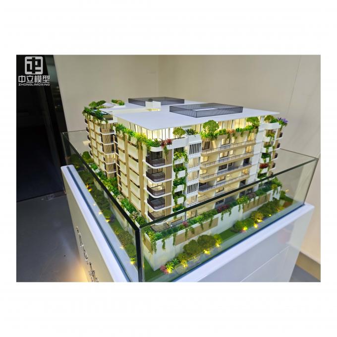Customized Vertical Green Building Model High Simulation Commercial ...