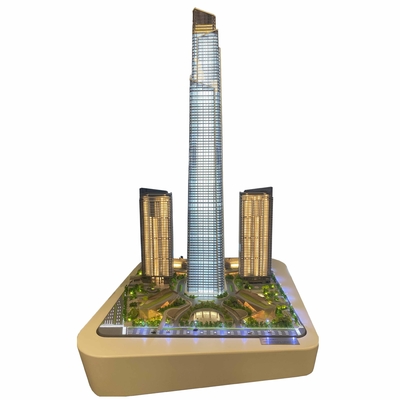 Buy Custom High Precision Architectural Scale Model Modern Commercial Tower Display Model online manufacture