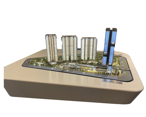 Buy Precision Architectural Model Display 1:150 Commercial Building Model online manufacture