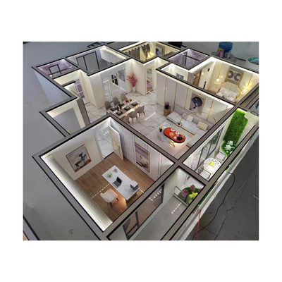 Buy LED Lighting Architectural Interior Model 1:25 House Interior Design Model online manufacture