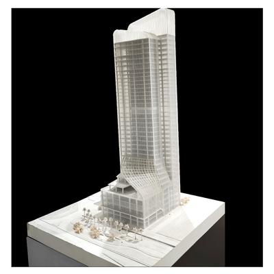 Buy Modern N Scale Skyscraper Curved Facade 1:100 Architecture Model online manufacture