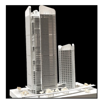 kopen Architectuurmodel van tweelingwolkenkrabbers op schaal online manufacture