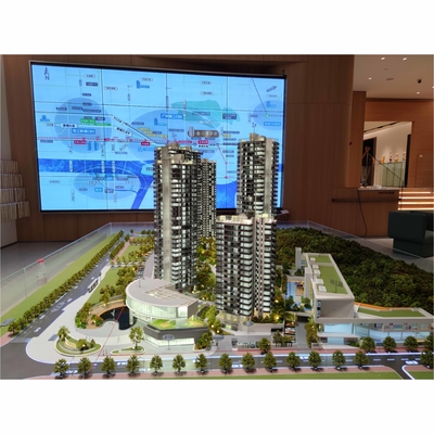 Beli Model Skala Arsitektur Multi Lantai 1:100 Model Arsitektur Perkotaan Lanskap Hijau online manufacture