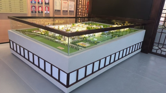 Buy High School Campus Model School Scale Model 1:100 With Scenic Landscaping online manufacture