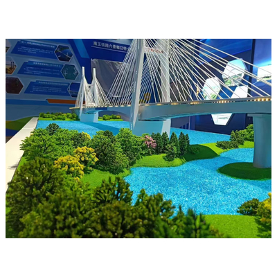 Buy 1:100 Model Railway Suspension Bridge Simulation Building Model Railroad Bridges online manufacture
