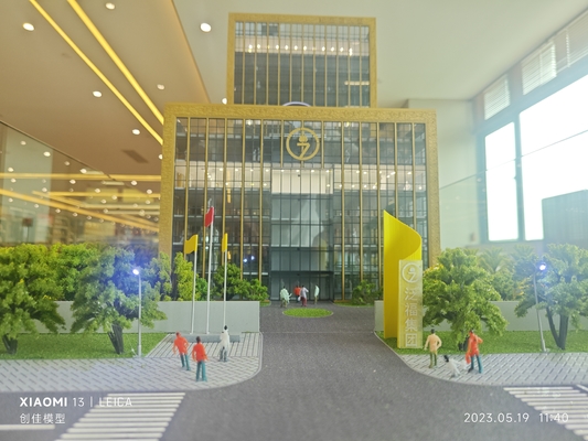 Buy Commercial Office 1:150 Scale Model Modern With Landscaping And Road Design online manufacture