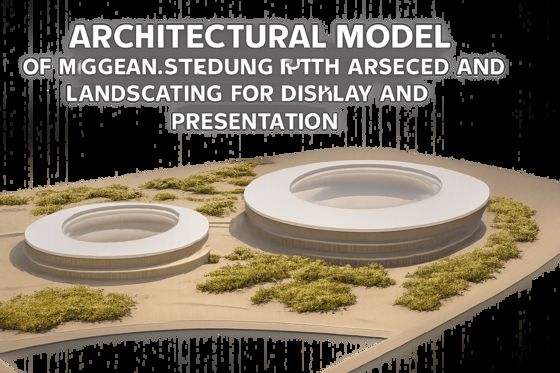 comprar Architectural Model of Modern Stadiums with Detailed Landscaping for Display and Presentation online manufacture