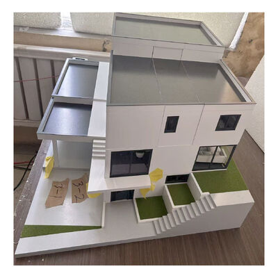 Beli Model Skala Arsitektur Rumah Modern Pengerjaan Presisi Tinggi Detail Lanskap Eksterior Realistis untuk Tampilan Desain Promosi Penjualan online manufacture