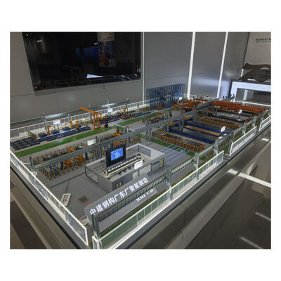 acheter Modèle architectural de bâtiment de bureaux moderne sur mesure avec fonction d'ascenseur et éclairage LED online manufacture