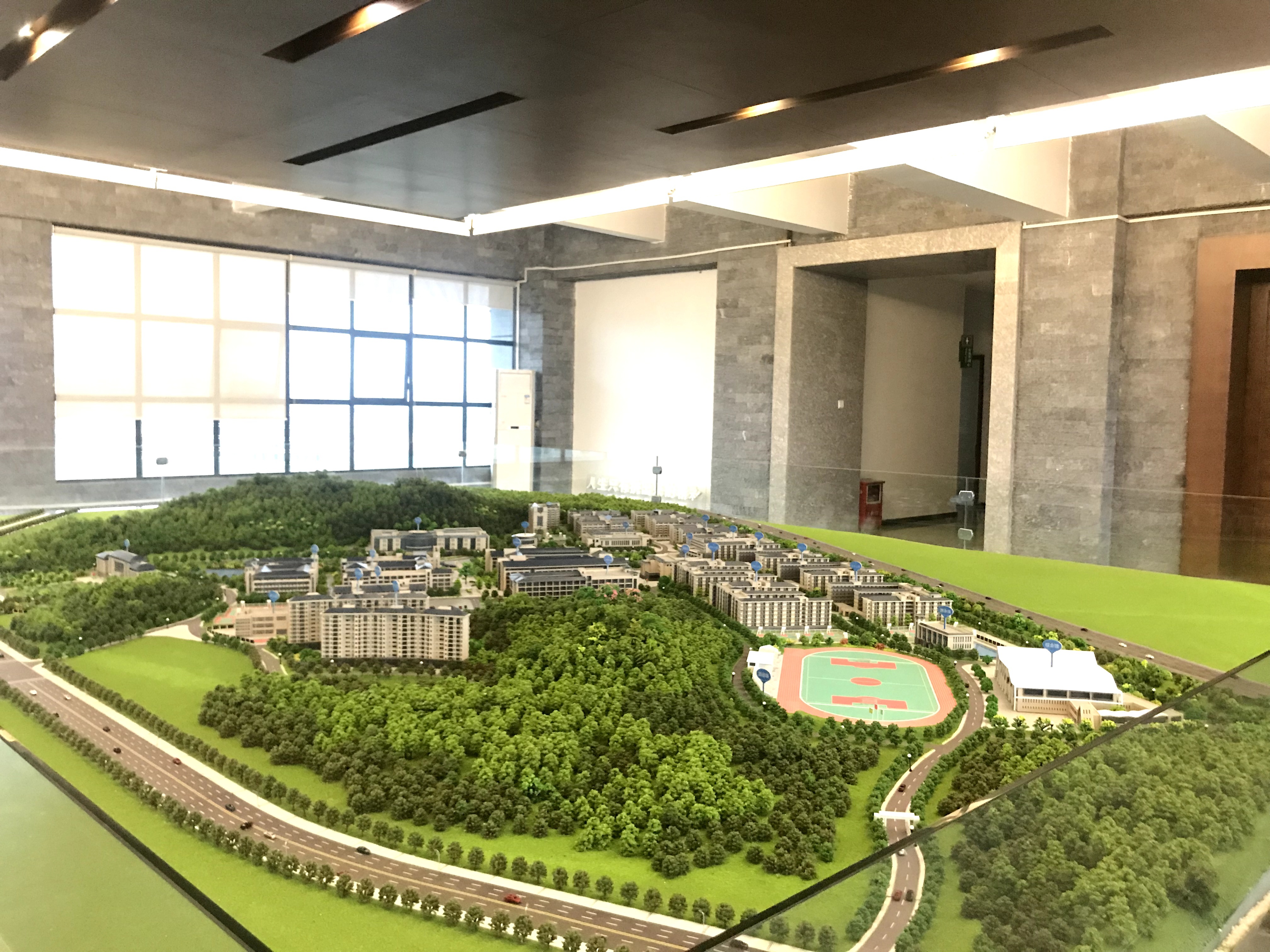 Simple University Model 1:100 University Model Architectural School Scale Model Modern Style