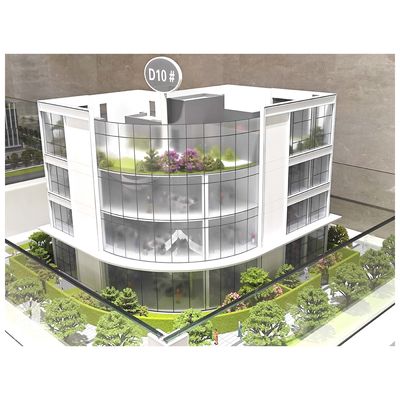 Масштабная модель промышленного парка, живописный ландшафт, реалистичный городской архитектурный макет 1:70