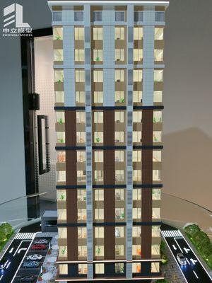 Detailed Residential Building Architectural Scale Model for ...