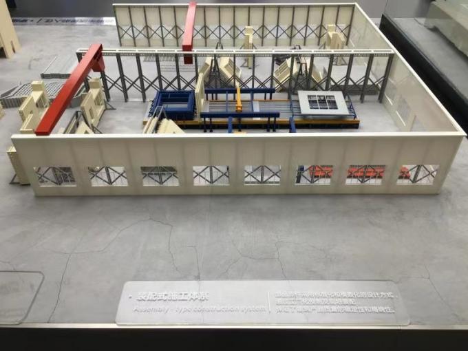 Structural Build Scale Models Prefabricated Building Scale Models 1:150 Construction Site Model ...